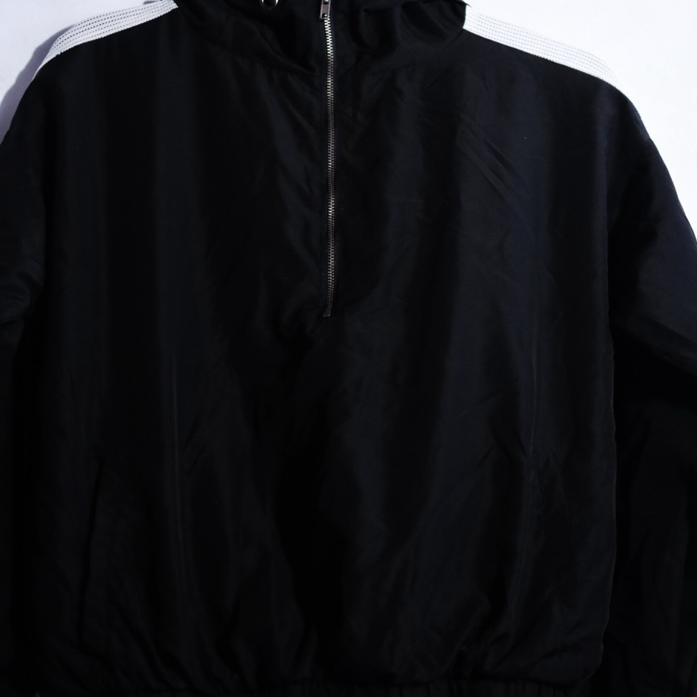 Forever 21 Black Windbreaker Jacket